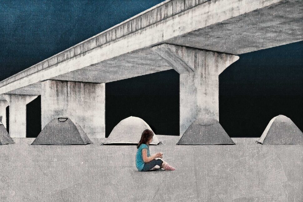 το κορίτσι κάτω από την γέφυρα