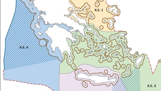 Ανακοινώθηκε ο Θαλάσσιος Χωροταξικός Σχεδιασμός –  Δείτε τον χάρτη