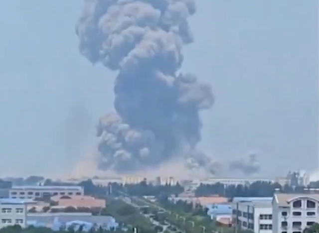 Φονική έκρηξη σε εργοστάσιο χημικών στην Κίνα [ΒΙΝΤΕΟ]