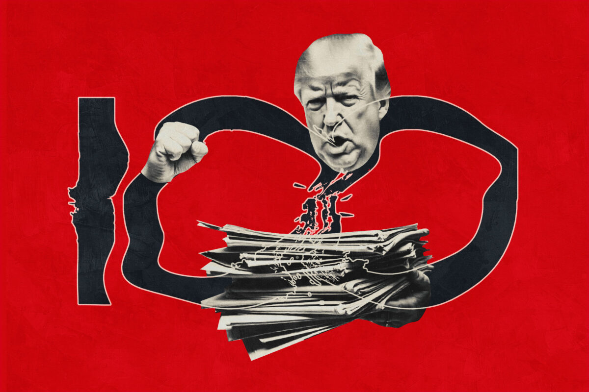 100 μέρες Τραμπ - 100 επιθέσεις στον Τύπο