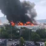 Ιταλία: Πυρκαγιά ξέσπασε στο πανεπιστήμιο του Βιτέρμπο [ΒΙΝΤΕΟ]