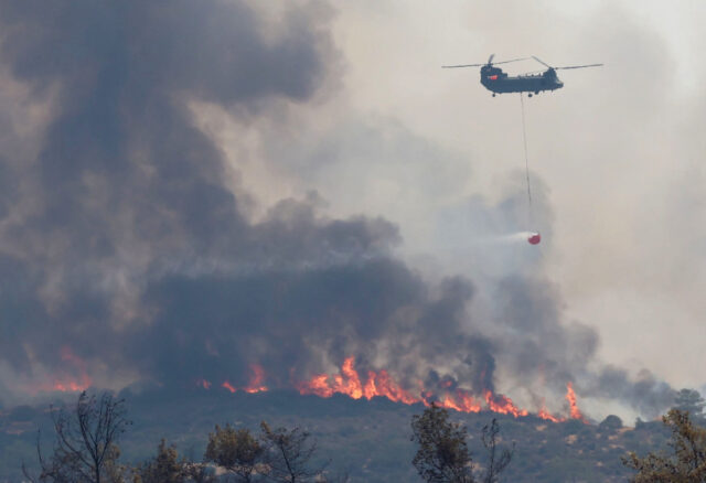 Κύπρος: Ενισχύσεις από ΕΕ και Αίγυπτο για την κατάσβεση της φωτιάς