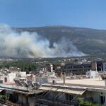 Δασική πυρκαγιά κοντά στην Πολυτεχνειούπολη Ζωγράφου – Μήνυμα του 112 [ΒΙΝΤΕΟ]