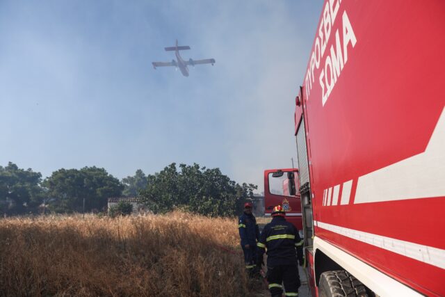 Πυρκαγιά στο Κορωπί: Οι φλόγες είναι στις αυλές – Νέο μήνυμα από το 112