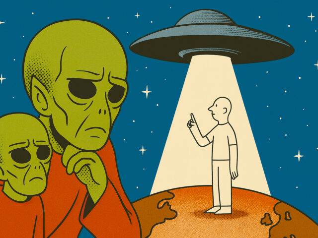 Αγαπητά άλιεν σώστε μας, δεν πάει άλλο με τους γήινους