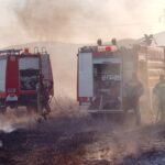 Υπό μερικό έλεγχο η πυρκαγιά σε εργοστάσιο στα Μέγαρα