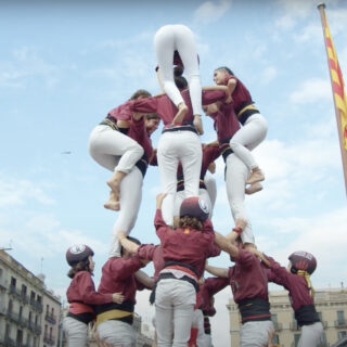 Οι «ανθρώπινοι πύργοι» των φοιτητών της Καταλονίας