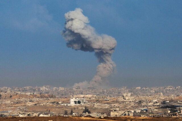 Ισραήλ: Πάνω από 150 πλήγματα στην πόλη της Γάζας μέσα σε δύο μέρες