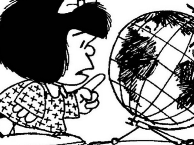 Στις 29 Σεπτεμβρίου του 1964 δημοσιεύεται η πρώτη γελοιογραφία με τη Μαφάλντα