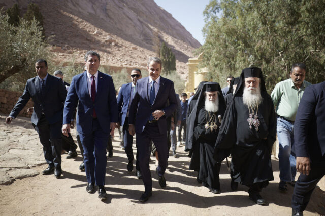 Κυρ. Μητσοτάκης: «Η Ελλάδα θα συνεχίσει να είναι αρωγός της Μονής Σινά»
