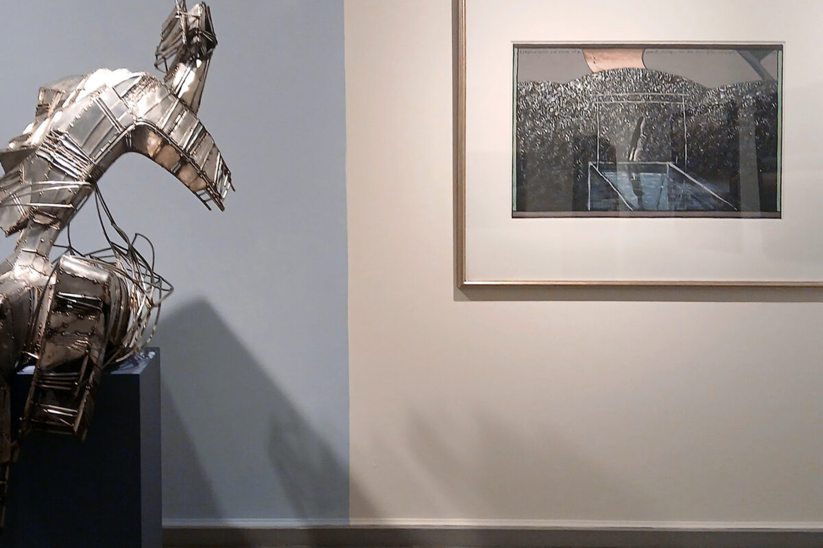 Τα αδέλφια Νίκος και Γιώργος Χουλιαράς στην Πινακοθήκη Αβέρωφ