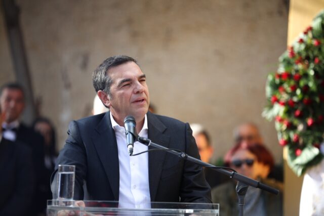 O επικήδειος του Αλ. Τσίπρα στην πολιτική κηδεία του Αλ. Φαμπουράρη