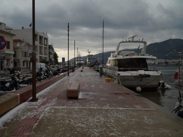 Σάρωσε το νησί της Λέσβου η κακοκαιρία Adel