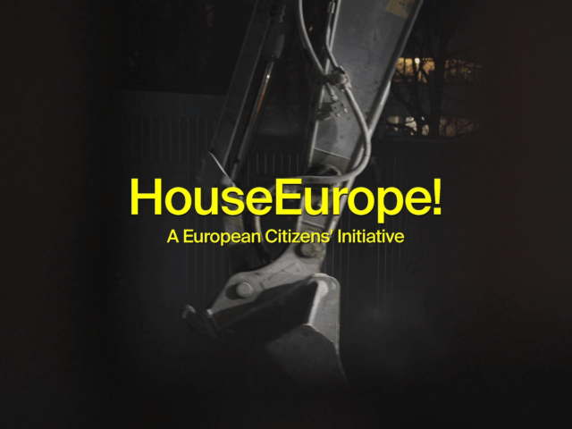 «HouseEurope! Power to Renovation»: Προβολή ταινίας, παρουσιάσεις, συζήτηση για την ανακαίνιση αντί της κατεδάφισης