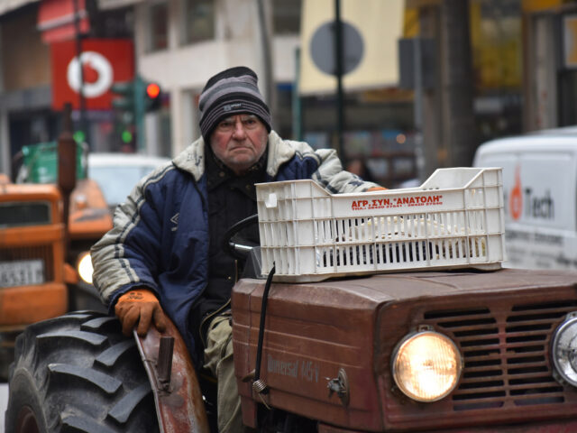 Αγροτική κινητοποίηση στο κέντρο της Λάρισας