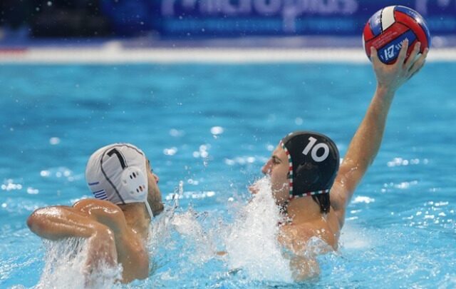 Ήττα της Εθνικής Υδατοσφαίρισης των ανδρών από την Ουγγαρία στον ημιτελικό του Ευρωπαϊκού Πρωταθλήματος του Βελιγραδίου,