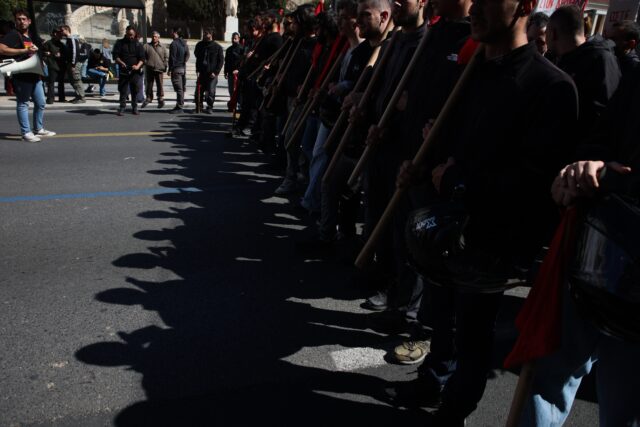 Σε εξέλιξη το συλλαλητήριο φοιτητών και μαθητών στο κέντρο της Αθήνας