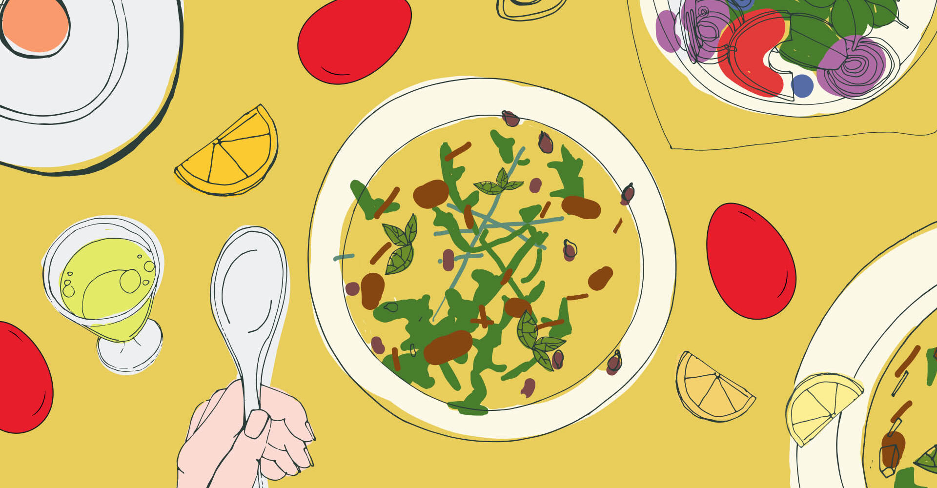 Στα γιορτινά –και πασχαλινά– τραπέζια, τρώμε χωρίς ενοχές