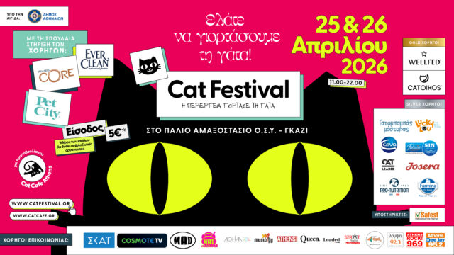 Η περιέργεια γιορτάζει τη γάτα στο Cat Festival 2026