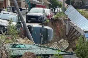 Θεσσαλονίκη: Καθίζηση εδάφους κατά τη διάρκεια εργασιών