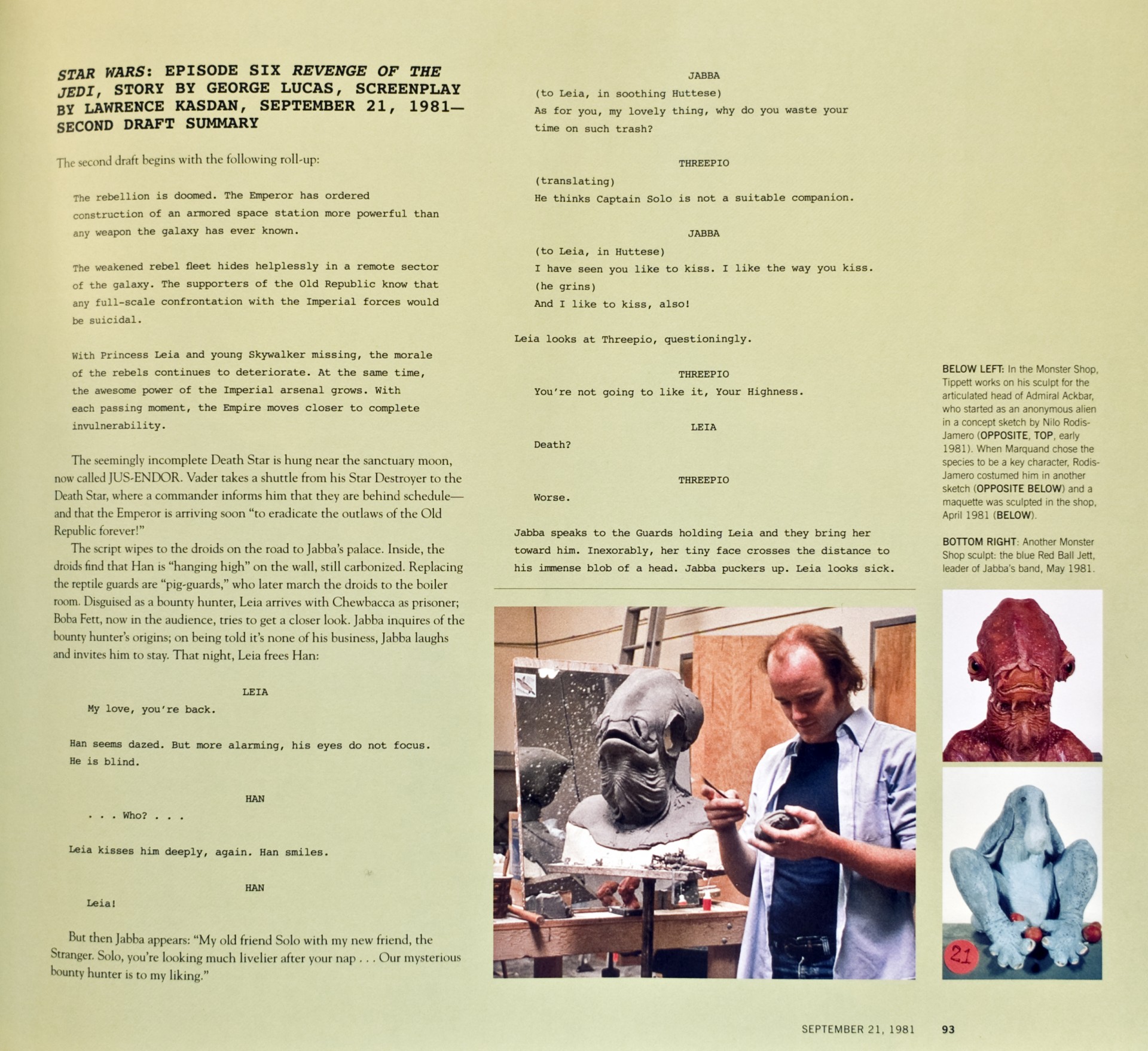 album return of the jedi