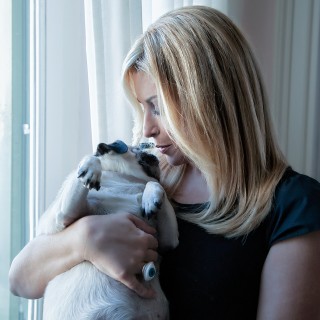 Η Χριστίνα Πολίτη και τα pug της