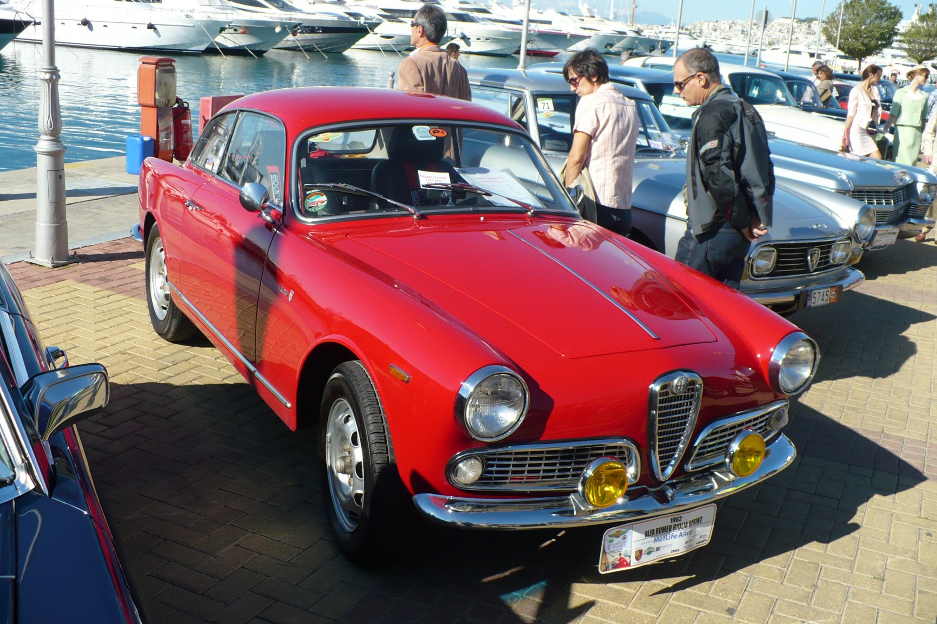 ΦΙΛΠΑ, κλασσικό αυτοκίνητο, αντίκα, διαγωνισμός, Φλοίσβος, Concours d'Elegance, FILPA, antique, cars, classic, Floisvos marine, alfa romeo 1600 julia sprint