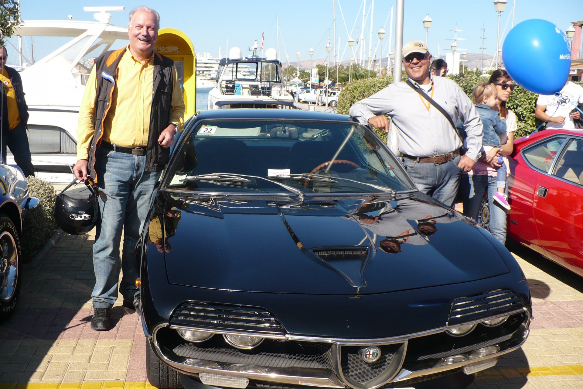 ΦΙΛΠΑ, κλασσικό αυτοκίνητο, αντίκα, διαγωνισμός, Φλοίσβος, Concours d'Elegance, FILPA, antique, cars, classic, Floisvos marine, Alfa Romeo Montreal