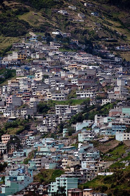 Άποψη του Κίτο, πρωτεύουσας του Ισημερινού.