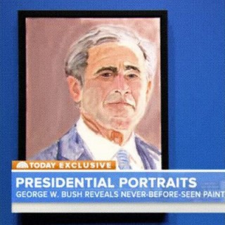 Ο ζωγράφος George Bush Jr.