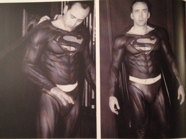 Μέχρι και δοκιμαστικά στη στολή είχε κάνει ο Cage για το Superman, αλλά τελικά το φιλμ δεν ολοκληρώθηκε ποτέ.