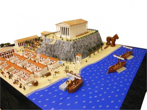 Μια αρχαία ελληνική πολιτεία χτισμένη με Lego