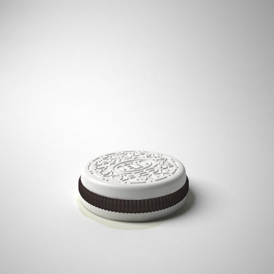 inside-out oreo cookie