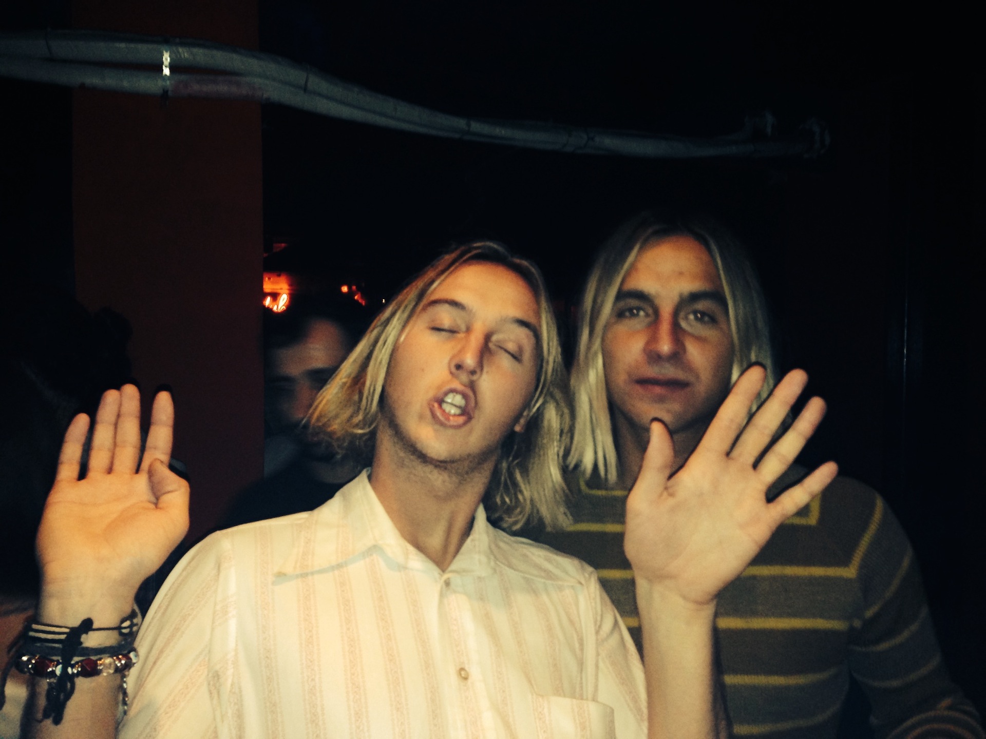 Οι Tomorrows Tulips που ήταν support στους Growlers.