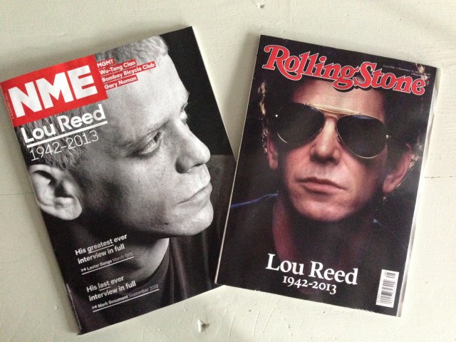 2 περιοδικά για τον Lou Reed