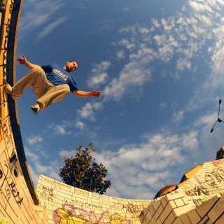 Parkour με θέα τον Πηνειό