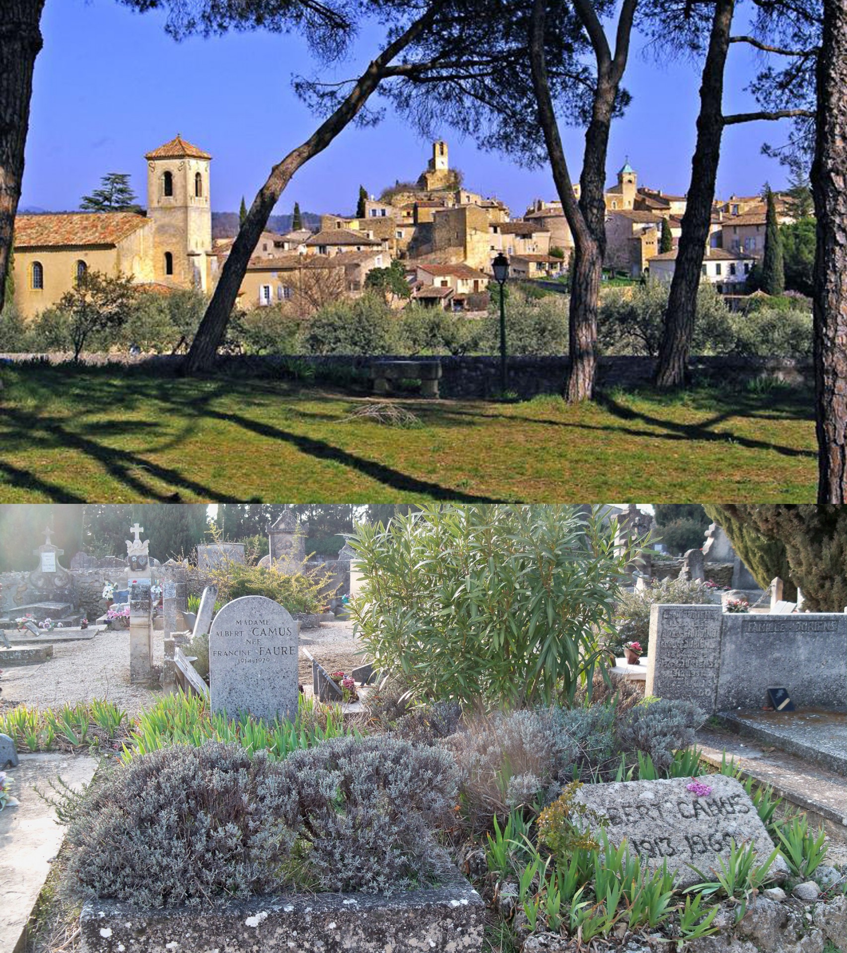 Το χωριό Lourmarin στο Vaucluse της Προβηγκίας, επίγειος παράδεισος για τον Albert Camus πριν και μετά το θάνατο.