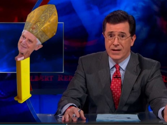 O Stephen Colbert στη θέση του David Letterman